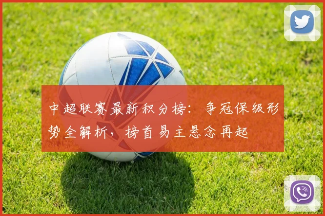 中超联赛最新积分榜：争冠保级形势全解析，榜首易主悬念再起